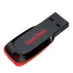 89132 - Memoria USB SanDisk Flash Cruzer Blade 16GB USB 2 0 Color Negro SDCZ50-016G-B35