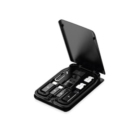 85582 - Estuche Portátil Multifuncional XTech XTC570 para Almacenamiento con Cable Tipo C Negro