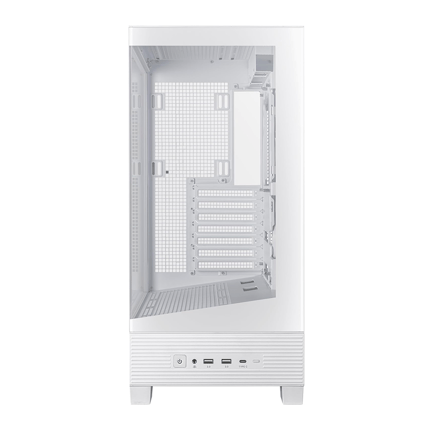 89272 - Gabinete Asus A31 TG Midi-Tower ATX/Micro-ATX/Mini-ITX USB 3 0 sin Fuente sin Ventiladores Instalados Blanco