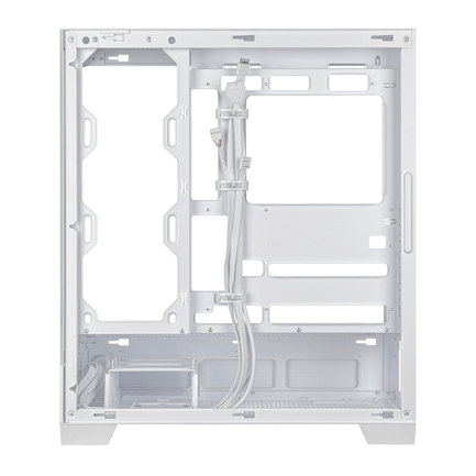 89273 - Gabinete Asus A31 TG Midi-Tower ATX/Micro-ATX/Mini-ITX USB 3 0 sin Fuente sin Ventiladores Instalados Blanco