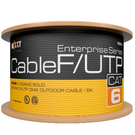 85490 - CABLE NEXXT SOLUTIONS Nexxt Enterpr Cat6 F/UTP 4P 23AWG CMX Exterior 305m Negro