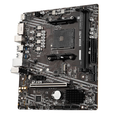 89489 - Tarjeta Madre MSI B550M-A PRO Micro-ATX Socket AM4 AMD B550 64GB DDR4 HDMI para AMD