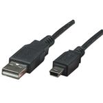 85729 - Cable Manhattan USB V2 0 A-Mini B 0 9M Negro