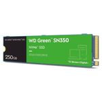 89577 - SSD Interno Western Digital Green SN350 250GB M 2 2280 PCIe 3 0 NVMe Lect 2400/1500 MBs para PC y Lap