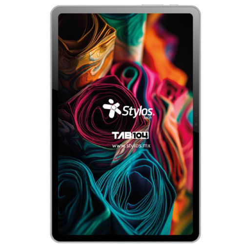 85799 - Tablet Stylos TAB104 TPU Cover 10 4 PS 4GB RAM+128GB ROM Android 13 T606 Octa Core 5MP Fron+13MP Tras7000mAh USB-C Plata