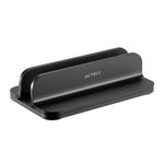 89800 - Base Soporte para Laptop Acteck Vault Stow BN430 soporte Vertical de Aluminio Soporta 5 kg y Ajustable 45mm Color Negro