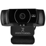86194 - Cámara Web Perfect Choice USB 4K reales con 8 MPX autofocus Color Negro