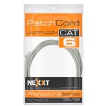 85473 - Cable de Conexion Nexxt Solutions U/UTP Cat6 3 Mts LSZH  (Compuesto sin Halogeno de Baja Toxicidad)  Gris