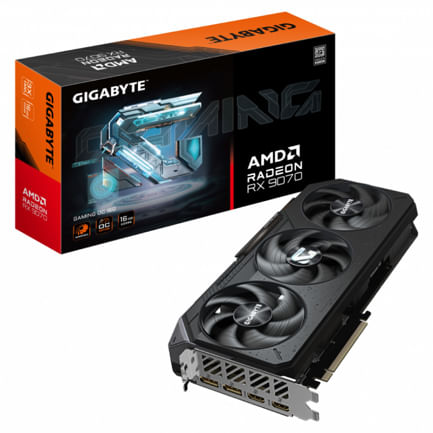 89422 - Tarjeta de Video Gigabyte AMD Radeon RX 9070 GAMING OC 16GB 256-bit GDDR6 PCI Express 5 0