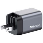 86183 - Cargador Verbatim de pared GaN - 2 puertos 35 W
