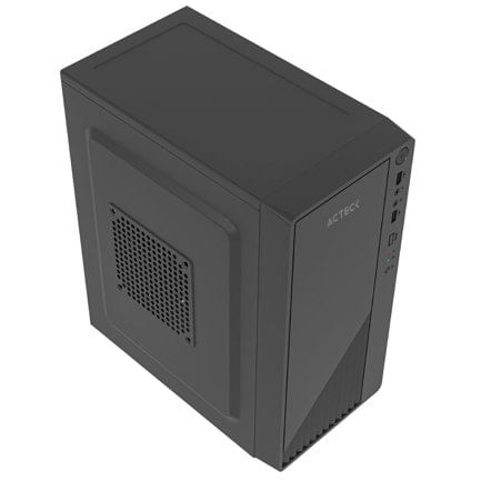 86415 - Gabinete Compacto Acteck Mini Torre Kioto GC220F / Max MB M-ATX Fuente ATX 500 W / 2x USB 2 0/ Advanced Negro