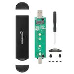 86518 - Gabinete SDD Manhattan USB-A / USB-C M 2 NVMe/SATA