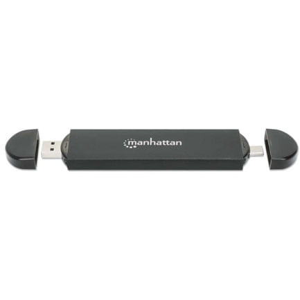86517 - Gabinete SDD Manhattan USB-A / USB-C M 2 NVMe/SATA