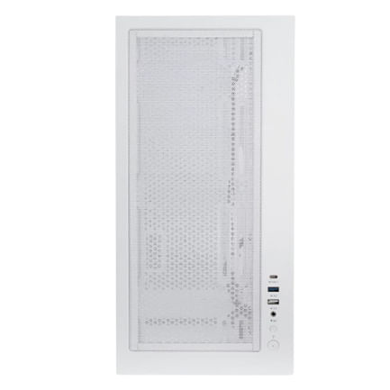 85915 - Gabinete Gamer Balam Rush Media Torre Tank Super 9200 TB Max MB ATX USB C 3 1/xUSB 3 0/USB 2 0 ARGB Blanco