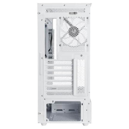 85914 - Gabinete Gamer Balam Rush Media Torre Tank Super 9200 TB Max MB ATX USB C 3 1/xUSB 3 0/USB 2 0 ARGB Blanco