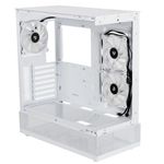 85913 - Gabinete Gamer Balam Rush Media Torre Tank Super 9200 TB Max MB ATX USB C 3 1/xUSB 3 0/USB 2 0 ARGB Blanco