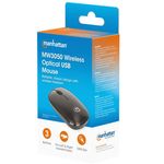 86323 - Mouse Manhattan Optico Inalambrico 2 4G Negro