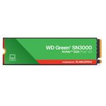 89913 - SSD interno Western Digital de 500GB Green SN3000 PCIe Gen4x4 NVMe - Lectura y Escritura