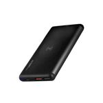 85428 - Power Bank Argomtech S12W Delgado de Aluminio con Cargador Rapido 18W 12000 mAh Wireless Color Negro