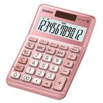 86371 - Calculadora de Escritorio Casio MS-120FM-PK de 12 digitos rosa metalico costo venta y margen doble alimentacion