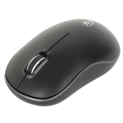 86523 - Mouse Optico Inalambrico Manhattan 3 botones 2 4G Negro