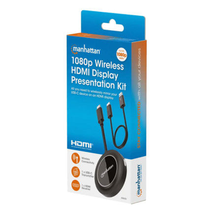 86843 - Sistema de Presentacion Inalambrico Manhattan USB-C a HDMI