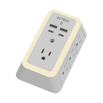 88078 - Cargador de Pared Ackteck Energon Lumina CP515 /Carga 20W/7 Conectores/Supresor de Picos y Ajuste de Iluminación