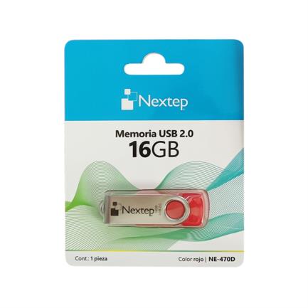 87315 - Memoria USB Nextep 2 0 Twist 16GB Rojo