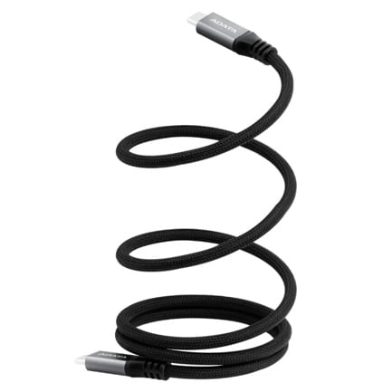 87323 - Cable Magnético Adata Usb-C Adopta El Usb 3 2 Gen2 Estandar Velocidad De Transferencia De Datos De 10 Gbps Color Negro