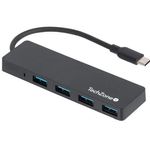 86288 - Hub TechZone 3 0 Hub 4en1 Super Ligero Conexion Tipo C 4Puertos USB 3 0 Vel de Transferecnia de Datos 480Mbs