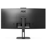 85941 - Monitor AOC 34" Professional Curvo VA 1500-R 3440x1440 HDMI DP USB-C DP AltMode 100hz 1ms USB Hub Windows Hello We