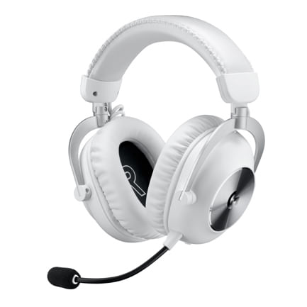 87285 - Audifonos Diadema Inalámbricos Logitech Pro X 2 Lightspeed Micrófono Desmontable Blanco