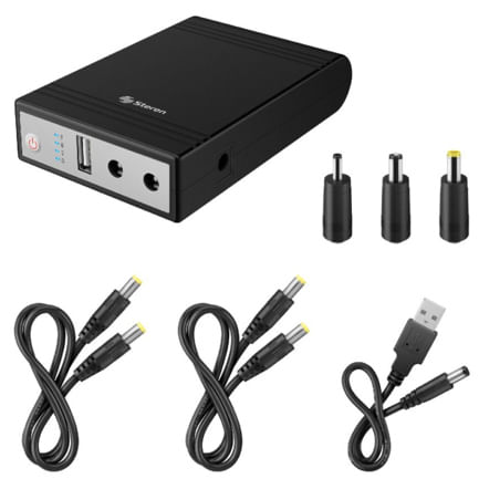 87804 - Mini UPS Steren para Modem 5000 MAHX2