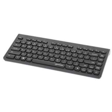 86633 - Teclado Chocolate Inalambrico Manhattan 2 4G Negro