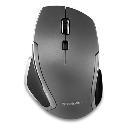87222 - Mouse Verbatim Inalámbrico Deluxe 6 Botones Iluminación LED Color Grafito Ideal Para Notebook