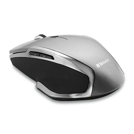 87223 - Mouse Verbatim Inalámbrico Deluxe 6 Botones Iluminación LED Color Grafito Ideal Para Notebook