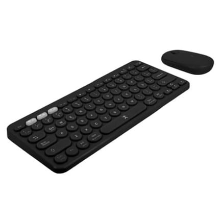 87027 - Kit Perfect Choice de Teclado y Mouse Inalámbrico Ergonómico 1000 dpi Froyo Color Negro