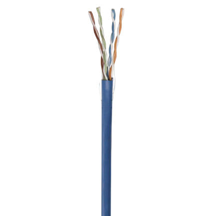 86390 - Bobina Intellinet Cat 5e Cobre UTP Solida Azul