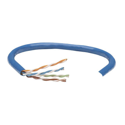 86389 - Bobina Intellinet Cat 5e Cobre UTP Solida Azul