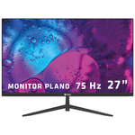 87825 - Monitor Stylos 27" SMOT8 LED HD Panel VA Plano 75Hz 5ms 1xVGA + 1xHDMI + Vesa 100x100mm Negro