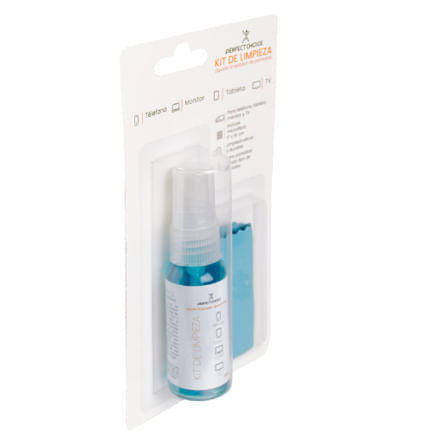 86147 - KIT DE LIMPIEZA PERFECT CHOICE LIQUIDO LIMPIADOR PARA PANTALLAS 30ML