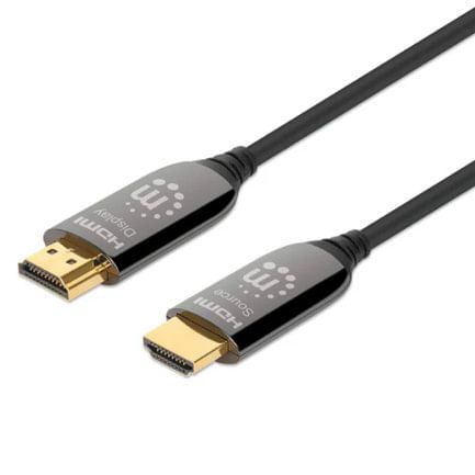 86887 - Cable Manhattan HDMI 2 1 Fibra Optica 15M 8ka60Hz Certificado