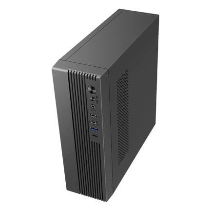 87050 - Gabinete Mini Torre Slim Onex Acteck GS450 Max MB Micro ATX / Fuente Flex 400 W Elite Negro