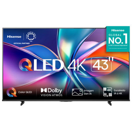 86827 - Televisor Hisense 43" QD6N QLed VIDAA UHD 4K