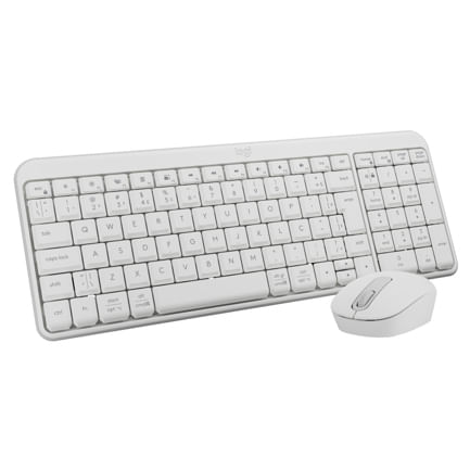 87263 - Teclado y Mouse Logitech MK250 Combo Bluetooth Blanco