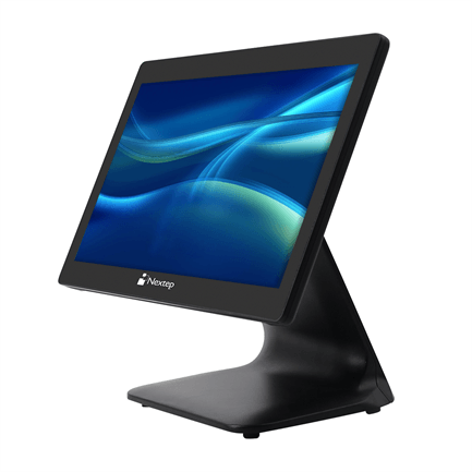 87270 - Monitor Nextep 15 6" Touch Screen Punto de Venta LCD Alto Brillo y Resolucion Con Base