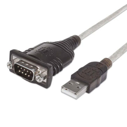86894 - Convertidor USB Manhattan a Serial DB9 0 4m Chip FTDI FT232