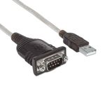 86895 - Convertidor USB Manhattan a Serial DB9 0 4m Chip FTDI FT232