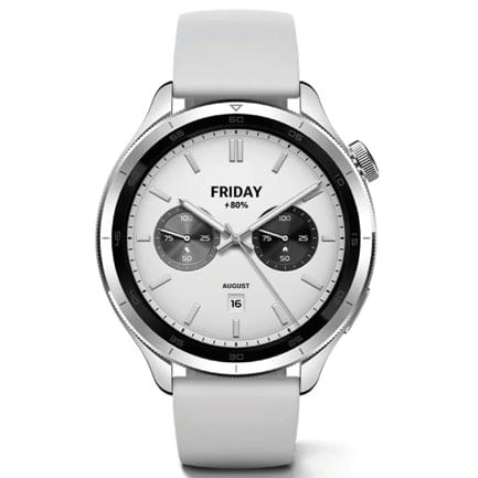 86096 - Smartwatch Xiaomi Watch S4 1 43" 466x466 píxeles HyperOS 2 Bluetooth 5 3  Resistente al Agua Color Plata