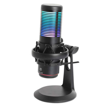 86314 - Micrófono Manhattan Omnidireccional USB con LED RGB y cancelación de ruido